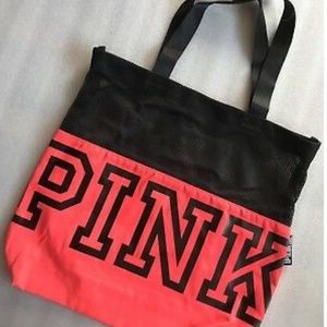 Victoria's Secret Neon Mesh Tote NWT